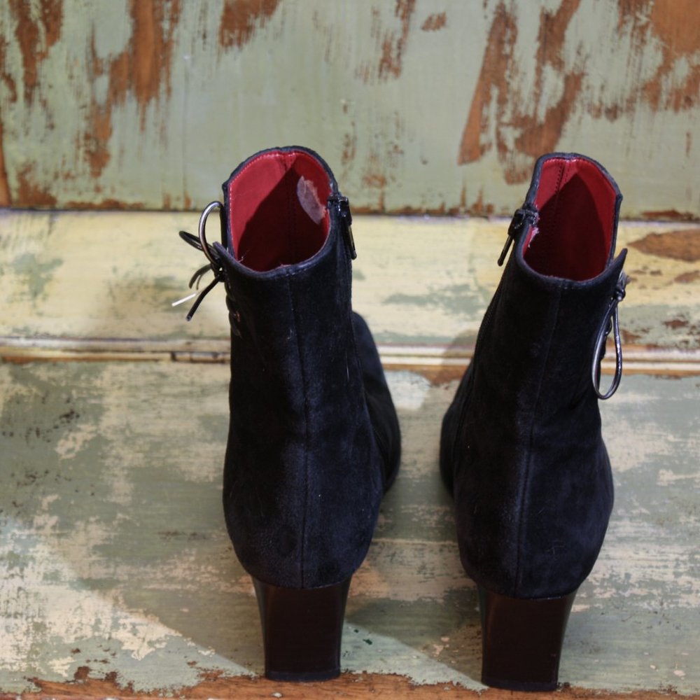 Gorgeous, Butter-Soft Suede, Booties - image 3